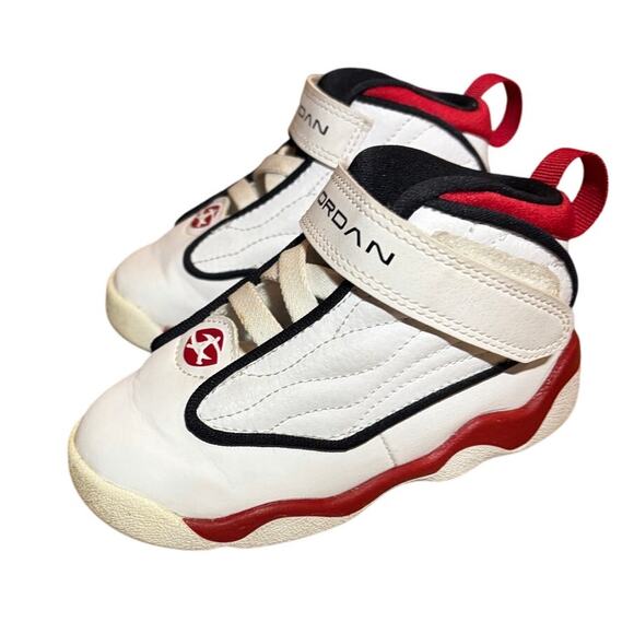 Nike Air Jordan Pro Strong White / Red / Black DC7910 101 Toddler Size 7C - Picture 7 of 7